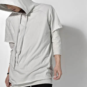 High Quality Material Made Men <b>Oversized</b> <b>Long</b> Sleeves <b>Hoodie</b> Loose FIt Cotton Fleece Made Men Double Sleeves <b>Hoodie</b> - Product Image 5