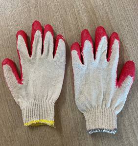 Gants enduits de caoutchouc vietnamien anti-coupure anti-dérapant sécurité travail Latex semi-revêtement coton réutilisable pour la protection des mains - Product Image 2