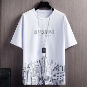 ชุดเซ็ตเสื้อกางเกงขาสั้นระบายอากาศได้ดีพิมพ์ลาย3D ใหม่ชุดเสื้อยืดผ้าฝ้ายออร์แกนิก100% ชุดกางเกงขาสั้นมีสไตล์พรีเมี่ยม - Product Image 4