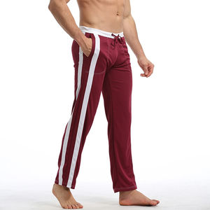 Pantalones de chándal acampanados de pierna ancha holgados de gran tamaño personalizados al por mayor con patrón sólido para hombres y mujeres - Product Image 1