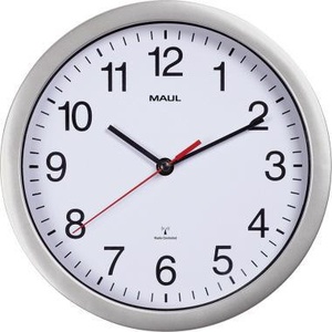 MAULrun 25.2cm Indoor Plastic <b>Radio</b>-Controlled Wall <b>Clock</b> MAUL Product Category - Product Image 1