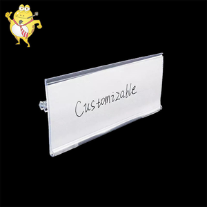 شريط أسعار مرن من البي في سي لحواف الرفوف قابل للفتح للجدران المشقوقة، تصنيع حسب الطلب - Product Image 4