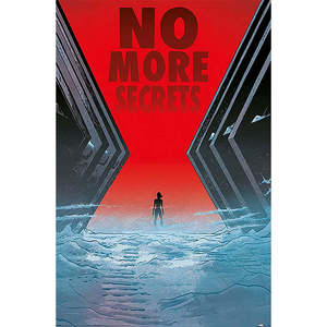Póster de la Viuda Negra de Marvel, diseño moderno, No Más Secretos, para decoración de pared, material de papel, color negro - Product Image 1