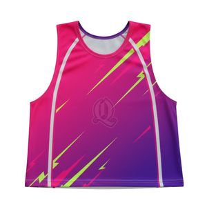 Maillot d'entraînement de lacrosse bleu personnalisé, maille solide, séchage rapide, polyester, veste d'entraînement athlétique, vêtements d'équipe pour jeunes et adultes - Product Image 2