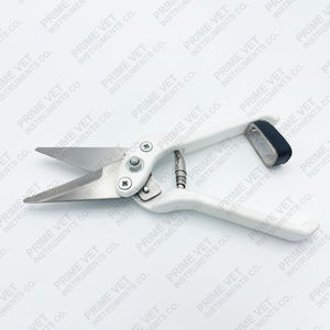 Cisaille à mouton Cisaille à pied Tondeuse à sabot de chèvre avec lame dentelée et pince de sécurité en cuir Poignée en aluminium léger. - Product Image 2