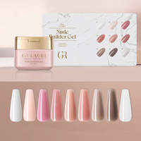 GULAURI populaire Nude Extension Builder 50g 9 couleurs en option pour salon de manucure professionnel Nail Supplies