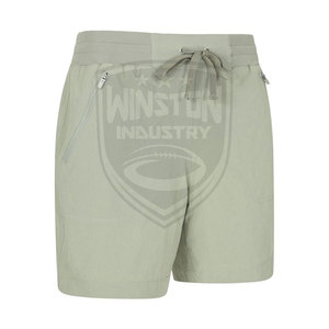 Shorts de Cintura Alta para Mujer, 100% Algodón, Cintura Elástica, Diseño Casual y Transpirable, Opciones Personalizables, Nueva Llegada - Product Image 3