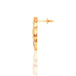 Ishi Diamonds Superbe paire de boucles d'oreilles en or 18 carats 0.57 diamants cultivés en laboratoire - Product Image 3
