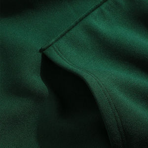 Sweat-shirt à capuche surdimensionné vert forêt pour homme, en molleton de coton épais, vierge, haute qualité, streetwear unisexe, vente en gros personnalisée - Product Image 6