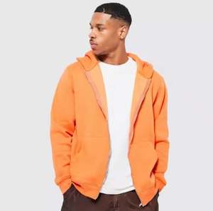 Sweat à capuche court 100 % coton molletonné avec fermeture éclair intégrale, logo personnalisé sérigraphié, pour homme, thermique, vente en gros, saison hiver - Product Image 5