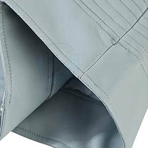 Veste en cuir unisexe de qualité supérieure nouveau Style de fermeture éclair à la mode décontracté élégant Long tissu grande taille tricoté matelassé imprimé - Product Image 4