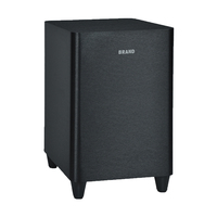 Barre de son TV LCD 80W avec caisson de basses 8 pouces, système audio home cinéma Bluetooth, 4 haut-parleurs, télécommande, lumières fantaisie