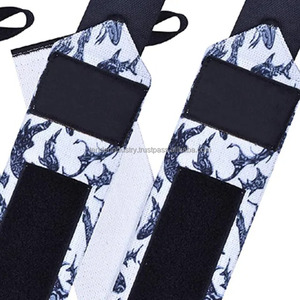 Tender Sparkling Durable Cotton Polyester Wrist <b>Wrap</b> Printed Weightlifting Protection Women Comfort Support Customizable Strap - Product Image 1