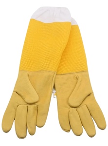 3-Layer Breathable Extended Mesh Sleeve Sheepskin Beekeeping <b>Gloves</b> New Condition Protective Tools Bee <b>Gloves</b> - Product Image 3