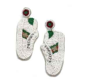 High Quality Fashion <b>Resin</b> Embroidery <b>Earrings</b> From India Handmade Stainless Steel Jewelry for Women Girls Classic Wedding Look - Product Image 3