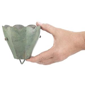 Chaîne de pluie en métal vert suspendue en aluminium pur naturel décoratif de fabricant en gros pour l'ornement de maison en métal de jardin - Product Image 1