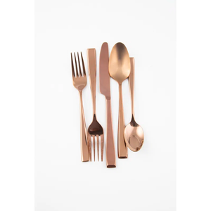 Grand ensemble de couverts design moderne couteau à dîner en acier inoxydable cuillère fourchette maison cuisine restaurant vaisselle mariage événement décor - Product Image 3