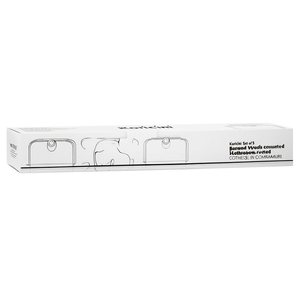 Set di 5 accessori da bagno Koricini da parete in metallo cromato - Product Image 3