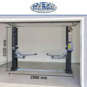 ลิฟท์ยกรถแบบสองเสา 6 ตัน สำหรับใช้งานกลางแจ้ง ความสูงยก 1800 มม. มอเตอร์ 2.2 กิโลวัตต์ ระบบไฮดรอลิกและไฟฟ้าสำหรับงานหนัก รับประกัน 3 ปี - Product Image 1