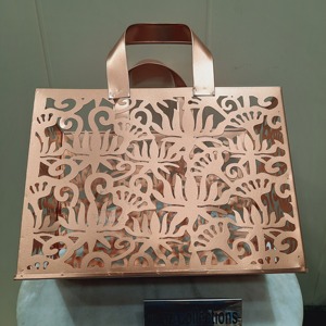 Cesta de hierro decorativa más vendida de alta calidad, la mejor fabricación para regalo de cocina casera, precio al por mayor, cesta de Metal - Product Image 2