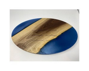 Juego de posavasos de té de resina más Popular de 4 piezas de madera Natural y resina mejor posavasos para decoración de mesa de restaurante de Hotel en casa - Product Image 5