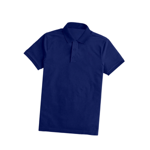 Polo bleu marine pour homme Coupe ajustée Vêtement décontracté Confortable Respirant Coton Mode estivale Haut - Product Image 6