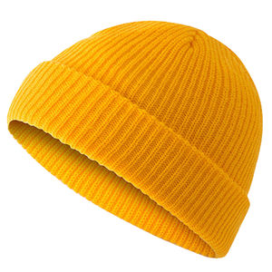 Gorro de Lana Personalizado con Rayas, Color Sólido, Bordado, Térmico, Cálido, para Invierno, Viajes, Unisex, Estilo Urbano - Product Image 2