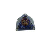 Ensemble de pyramide orgonite à sept chakras pour la méditation Cristaux de guérison infusés par le reiki Équilibre de l'aura énergétique