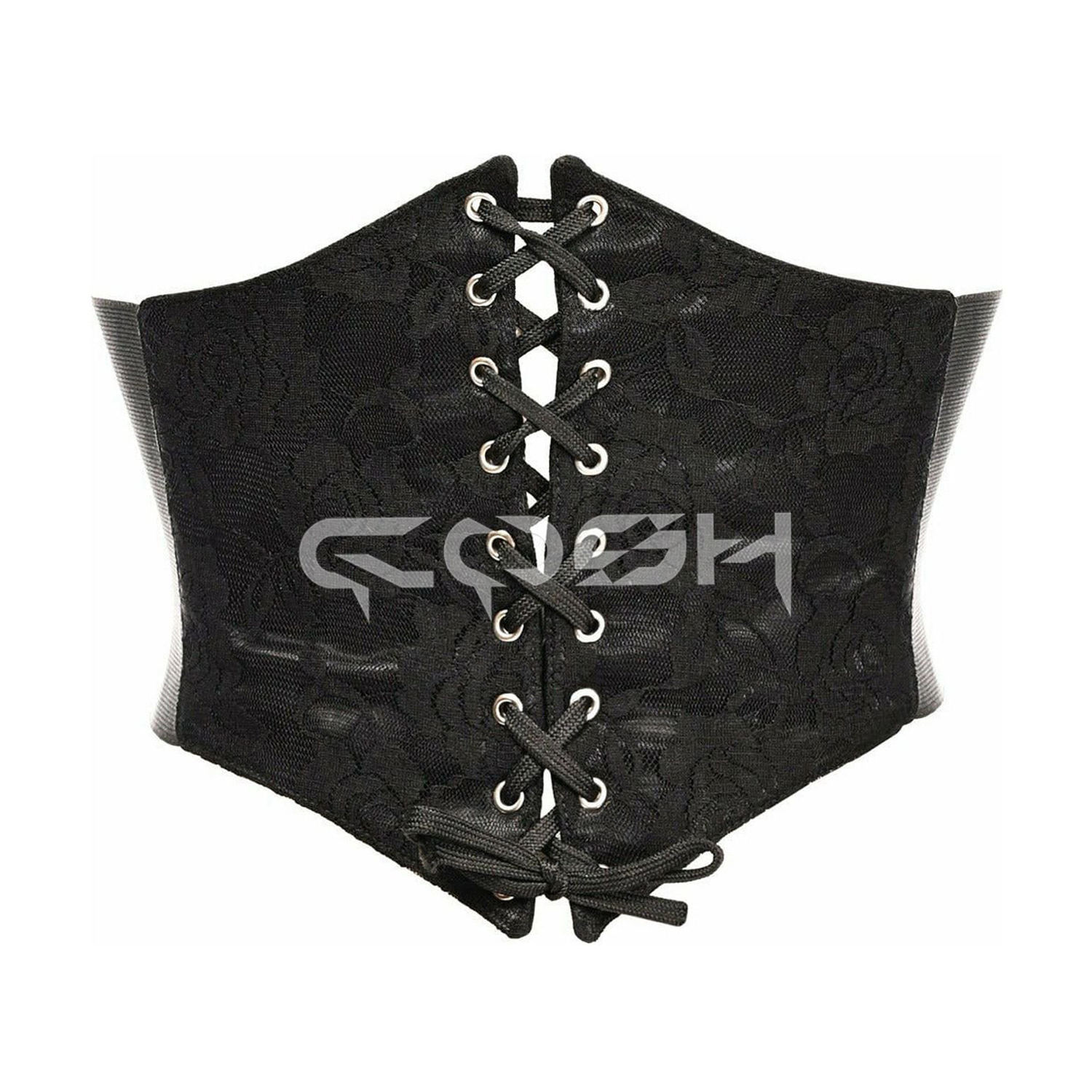 ผ้าซาตินสีดำ แต่งผ้าตาข่ายสีดำ