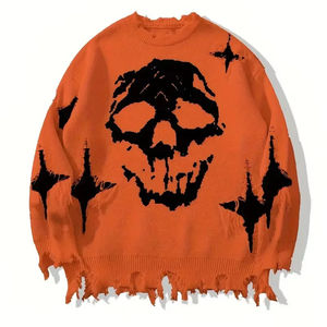 Suéter de punto con logotipo personalizado, fabricación de punto para hombre, suéteres de punto para hombre, Jersey de punto, pulóver, prendas de punto para el hogar - Product Image 1