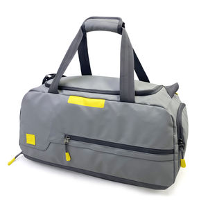 Bolsa Deportiva Impermeable de Lona para Exteriores, Bolsa de Gimnasio con Logotipo Personalizado, Gran Capacidad, Ligera, con Compartimento para Zapatos, Correa de Hombro y Frente - Product Image 3