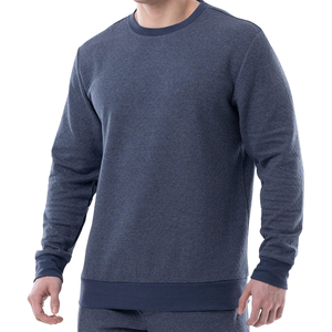 Sudaderas y Hoodies Ligeras para Hombre, Fabricantes de Ropa, Sudadera Cálida de Color Sólido para Hombre, Camisetas de Cuello Redondo de Algodón - Product Image 1
