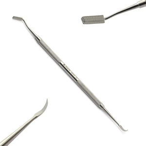 Raspador Dental Schure de Doble Extremo, Empujador de Bandas, Instrumento Dental Manual Reutilizable de Acero Inoxidable para Ortodoncia - Product Image 1