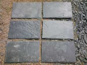 Gran oferta, tejas de piedra de pizarra negra Natural, decoración de cubierta de techo de pizarra india, proveedor directo de fábrica al por mayor dividido - Product Image 3