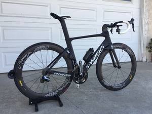 Venge vias Dura Ace Di2 Project jantes Aero noires btakes taille 54cm Mint! - Product Image 3