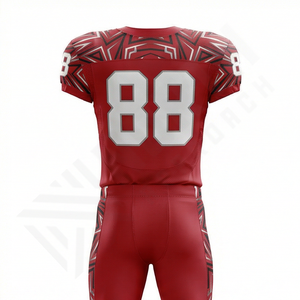 Uniforme de Fútbol Americano de Última Colección y Alta Demanda, Conjunto Corto Transpirable con Estampado Personalizado, Precio al por Mayor, Ropa Deportiva de Alto Rendimiento para Equipos - Product Image 2