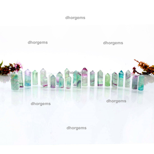 Torre de Cristal de Fluorita Arcoíris, Piedra Natural con Forma de Fuegos Artificiales, Obelisco de Gemas Naturales, Decoración Energética Curativa, Colección de Torres de Cuarzo - Product Image 4