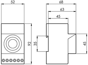 Timer analogico 24 ore. 3 moduli (Solera R24R/3) - Product Image 2