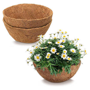 Eco-friendly coco coir <b>liner</b> <b>for</b> hanging metal flower & plant basket best price coconut fiber basket <b>liners</b> - Product Image 1