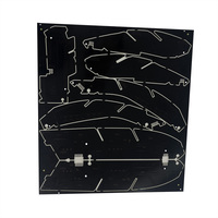 Placa PCB LED Wenqi, Placa Madre de Conectividad, Material FR4 para Visión Nocturna, Paneles de Forma Irregular Utilizados para Luces Traseras de Automóviles