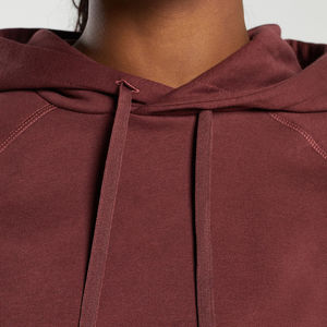 Sudadera con capucha gruesa y cálida para invierno 2025, pantalones para correr, traje con capucha, conjunto de dos piezas para mujer, chándal informal con cordón de lana sólida - Product Image 5