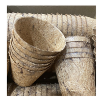 Pot de coco unique Pot de coco Pot de coco de qualité supérieure Idéal pour les fleurs Herbes Légumes Parfait pour la maison Jardin Patio Balcon