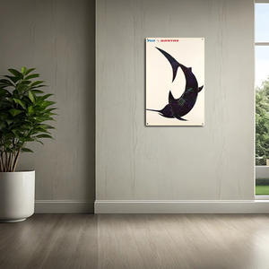 Nuevo diseño minimalista escandinavo Placa de pared de Metal hogar o Club arte de pared República de Fiji Qantas Placa de estaño letrero de Metal personalizado - Product Image 1