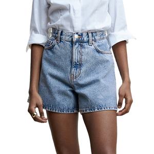 Shorts en jean pour hommes sur mesure, respirants, décontractés, coupe droite, service OEM, vente chaude 2026 - Product Image 1