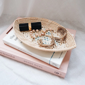 Plaque écologique en matériau naturel en forme de feuille pour décoration intérieure de luxe nouveau modèle, porte-bijoux - Product Image 5