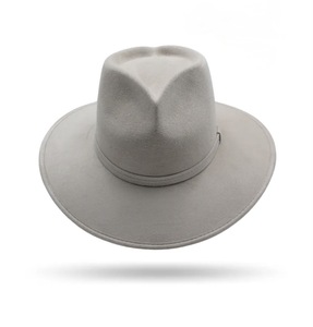 Sombrero Vaquero de Ala Ancha con Diseño de Corazón en Gamuza, Hecho a Mano, para Uso Casual al Aire Libre, Unisex, para las Cuatro Estaciones, con Cintas de Poliéster - Product Image 2