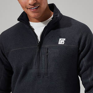 Veste Demi-Zip pour Homme avec Tissu Coupe-Vent et Confortable pour Printemps Automne Extérieur Veste Demi-Zip pour Homme - Product Image 5