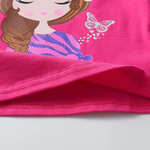 Camisetas de Manga Larga para Mujer, Elegantes, Lisas, Digitales, Transpirables, de Tela de Algodón Mercerizado Suave, Modernas, Brillantes, Informales - Product Image 3