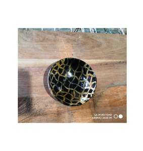 Bol de service en corne au Design Antique, décoration intérieure, finition naturelle et bols colorés - Product Image 6