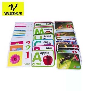 Tarjetas de Aprendizaje para Niños - Números, Letras y Palabras en Inglés - Opciones en Papel, Tela y Plástico - Product Image 6